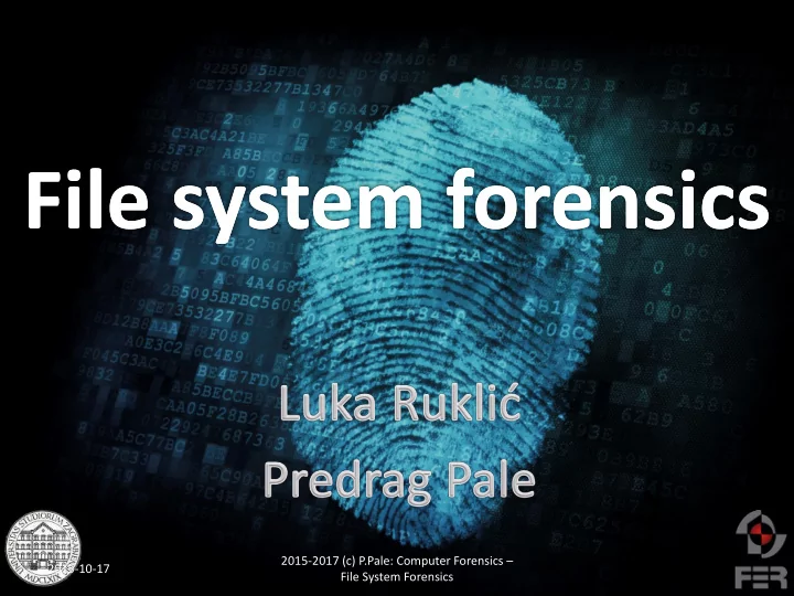 2015 2017 c p pale computer forensics 2015 10 17