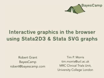 Interactive graphics in the browser  using Stata2D3 &amp; Stata SVG graphs  Robert Grant  Tim P  .