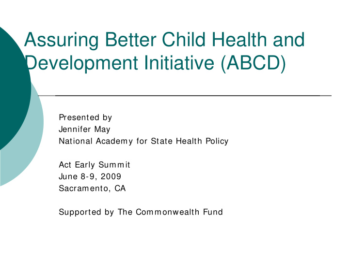assuring better child health and development initiative
