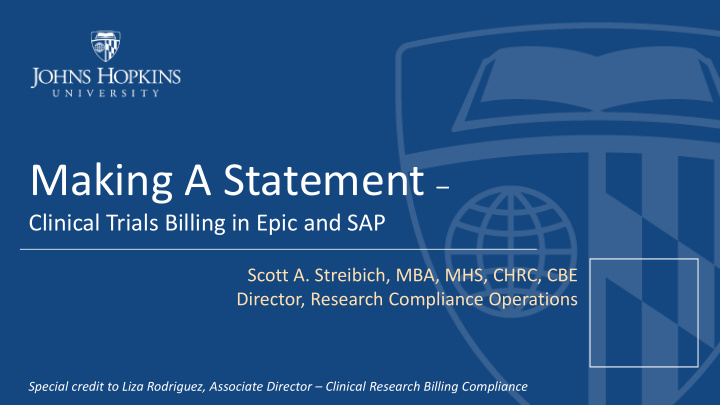 rsh account single billing office statement