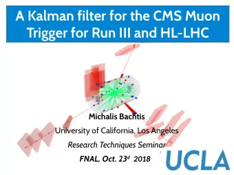 A  K  a  l  ma  n  f  i  l  t  e  r  f  o  r  t  h  e  C  M  S  M  u  o  n  T  r  i  g  g  e  r  f