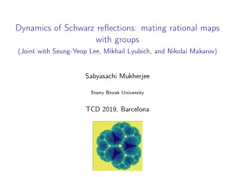 Dynamics of Schwarz reflections: mating rational maps  with groups  (Joint with Seung-Yeop Lee,