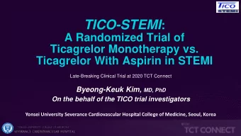 Disclosure Statement of Financial Interest  I, Byeong-Keuk Kim DO NOT have a financial