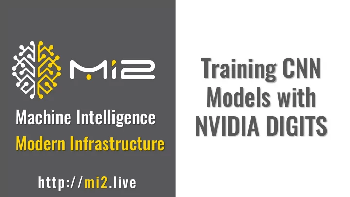 training cnn models with