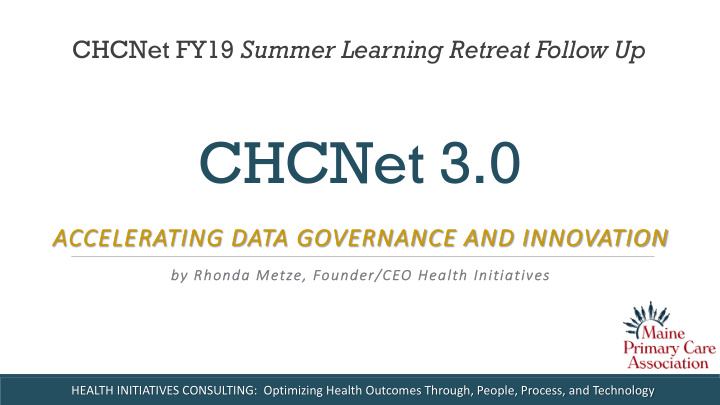 chcnet 3 0