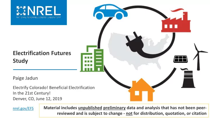 electrification futures study