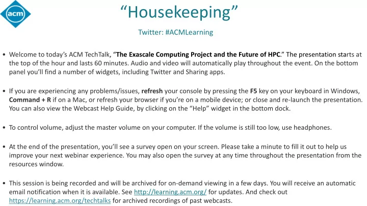 housekeeping