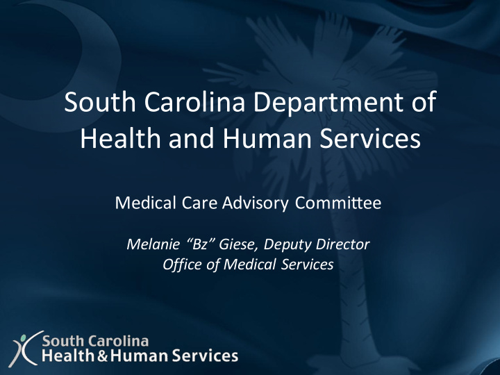 south carolina department of health and human services