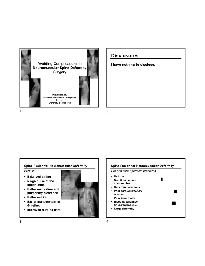 disclosures