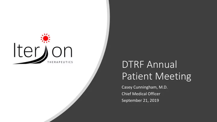 dtrf annual