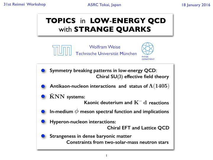 topics in low energy qcd with strange quarks