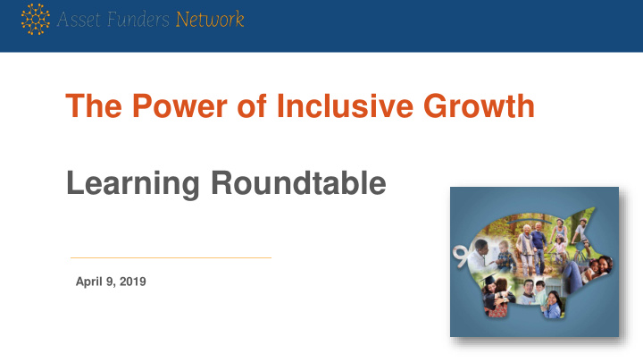 the power of inclusive growth learning roundtable