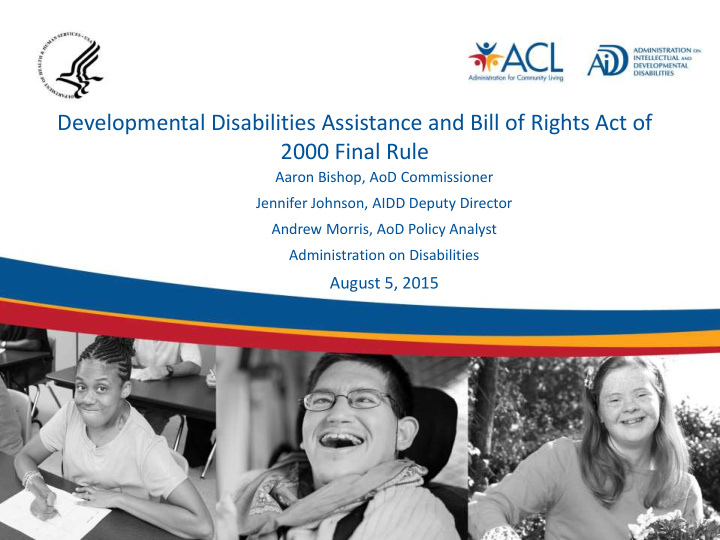 developmental disabilities assistance and bill of rights