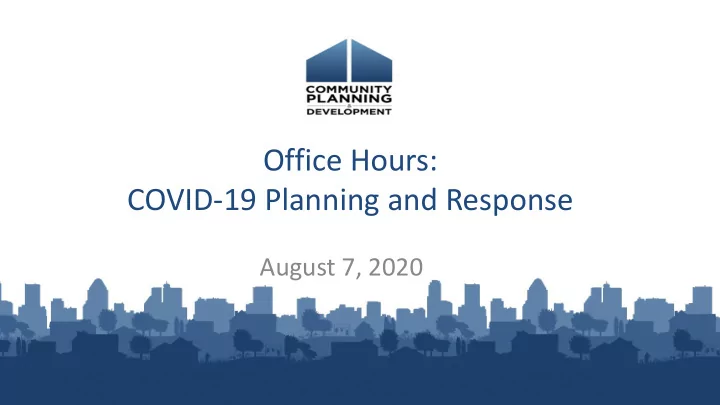 office hours