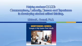 The Cairn.  When I think of the little children learning  In all the schools of the world,