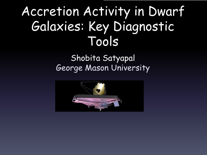 accretion activity in dwarf galaxies key diagnostic tools
