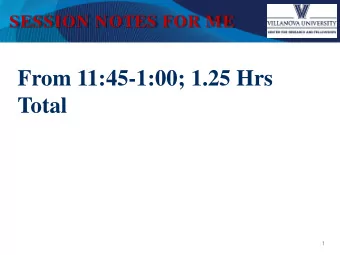 From 11:45-1:00; 1.25 Hrs  Total  1 T HE G ATEWAY G RANT M ODEL H OW TO S UPPORT A PPLICANTS FOR P