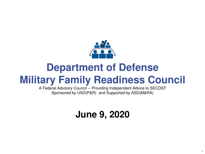 department of defense military family readiness council