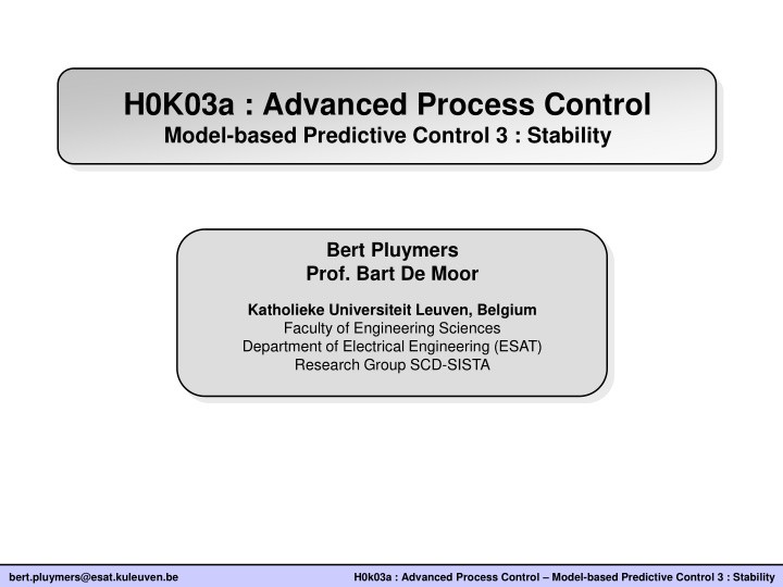 h0k03a advanced process control