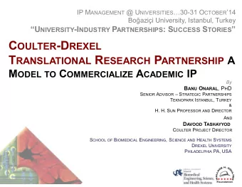 NOW!  Industrial Development Corporation, Select Greater Philadelphia,  University City Science