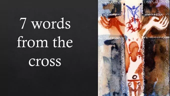 hardship  The power of visual communication  So from Revelation to the Gospel of John