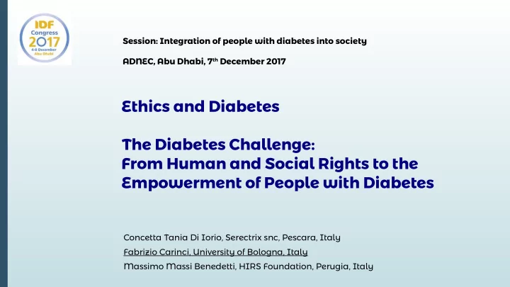 ethics and diabetes the diabetes challenge from human and