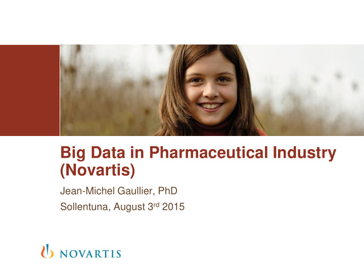 big data in pharmaceutical industry novartis