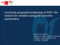 currently proposed endpoints in psc the search for