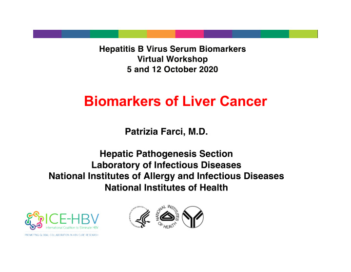 biomarkers of liver cancer