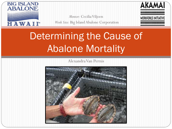 abalone mortality