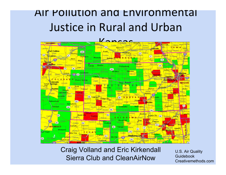 air pollution and environmental justice in rural and