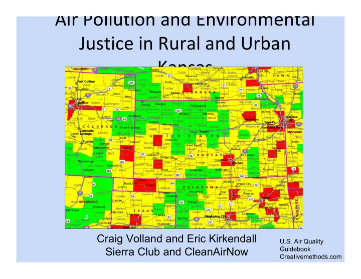 air pollution and environmental justice in rural and