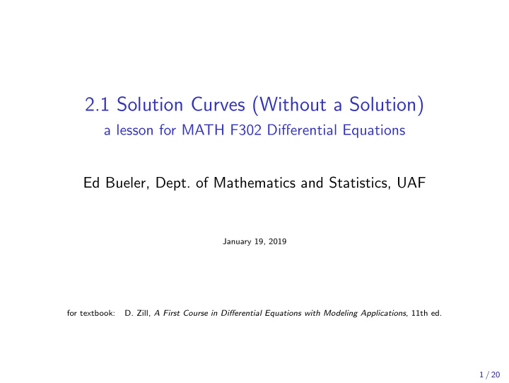 2 1 solution curves without a solution
