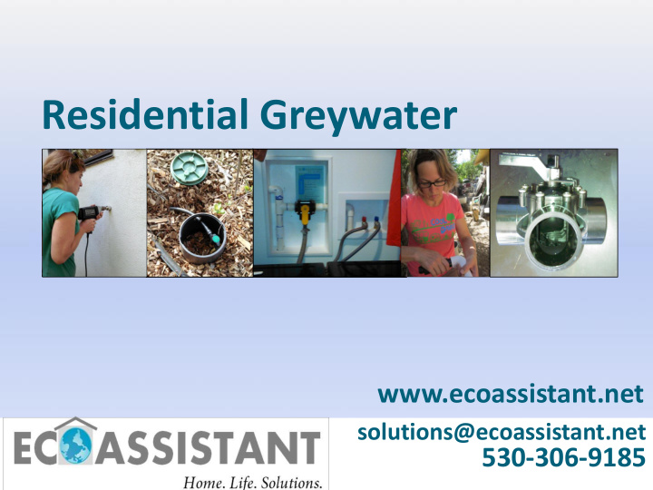 residential greywater