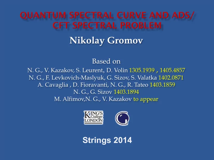 nikolay gromov