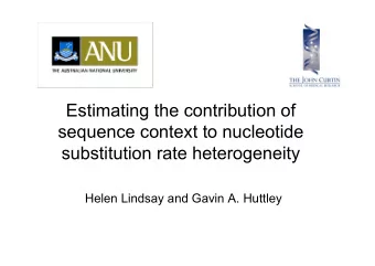 Estimating the contribution of  sequence context to nucleotide  substitution rate heterogeneity