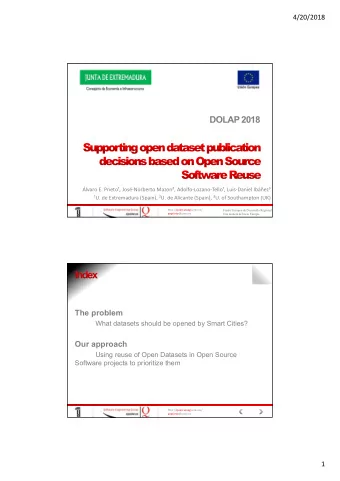 DOLAP 2018  lvaro E. Prieto, JosNorberto Mazn, AdolfoLozanoTello,