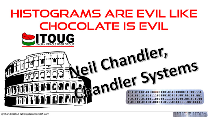 neil chandler database chap knows things working in it