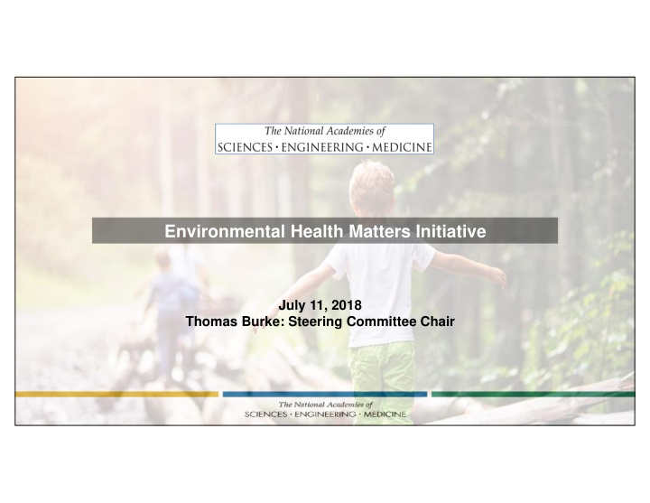 environmental health matters initiative