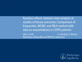 Random-effects network meta-analysis of  studies of binary outcomes: Comparison of  frequentist,