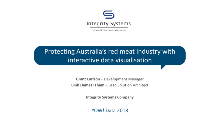 protecting australia s red meat industry with interactive