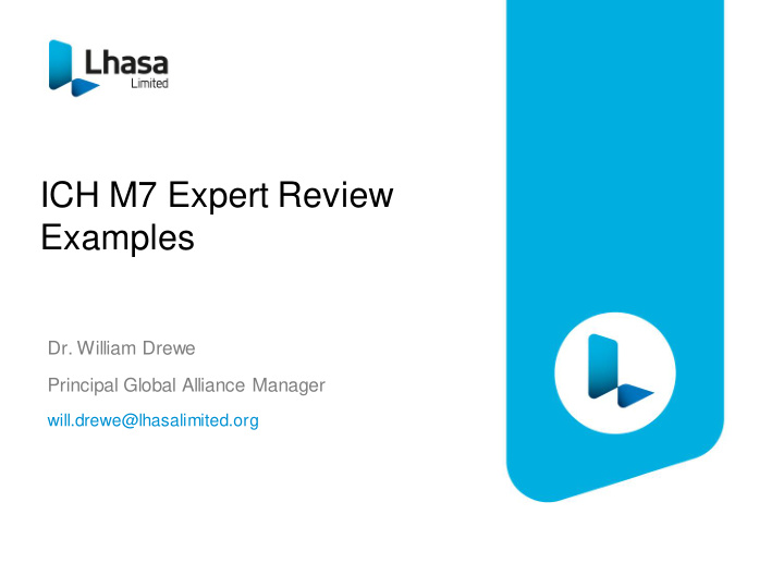 ich m7 expert review examples
