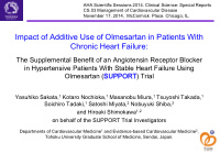 impact of additive use of olmesartan in patients with