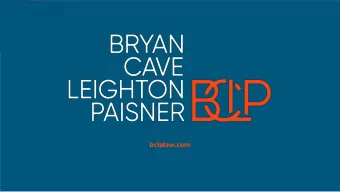 bclplaw.com  Mitigating Product Liability Risk in  the Era of COVID-19  Presented by Susan Brice