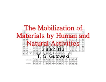 The Mobilization of  The Mobilization of  The Mobilization of  The Mobilization of  The