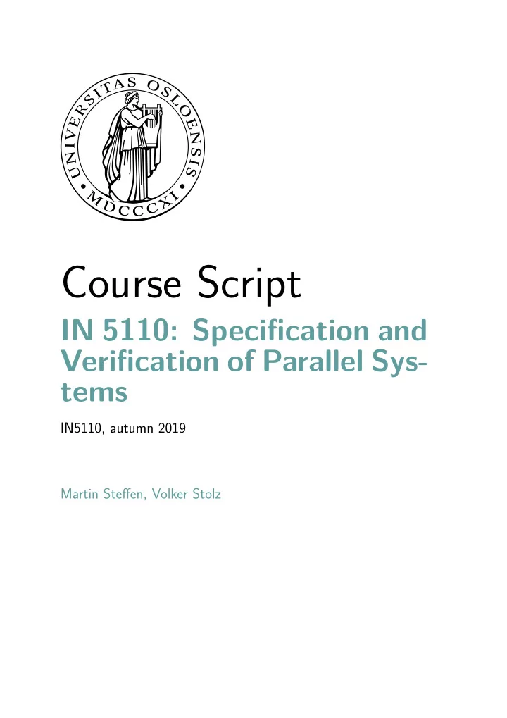 course script