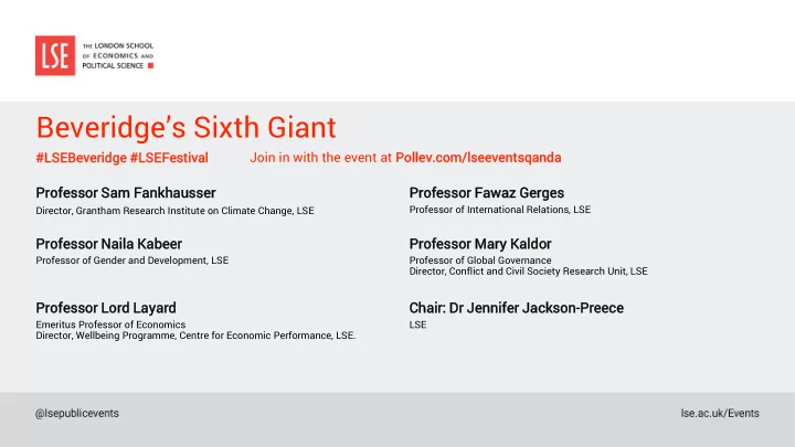 beveridge s sixth giant