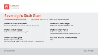 Beveridges Sixth Giant  Join in with the event at Pollev.c  ev.com/  m/lseeve  eevents  tsqand