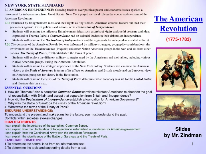 revolution