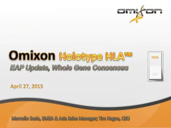 Agenda    Introducing...   Holotype  HLA    Early  Access  Program